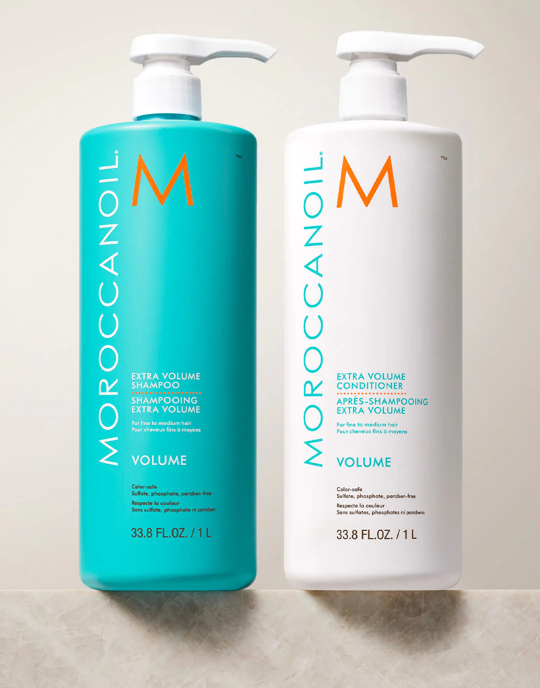 Extra Volume Shampoo & Conditioner Liter Bundle