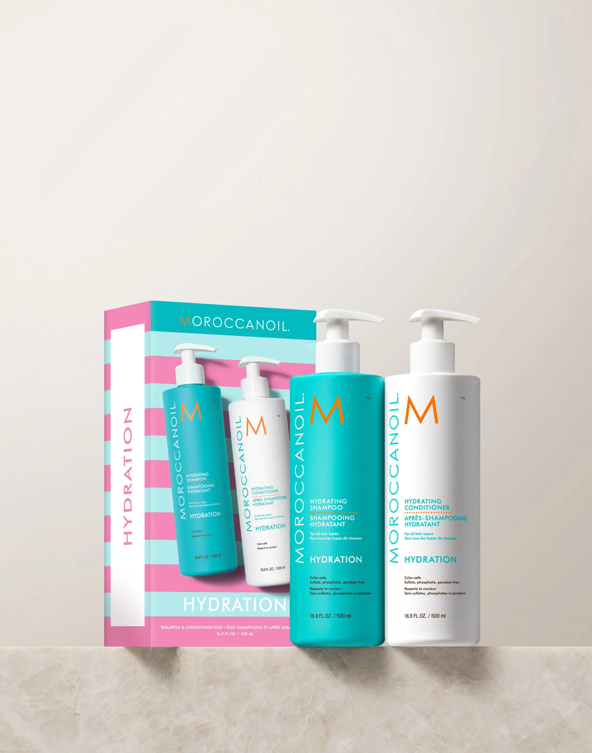 Hydrating Shampoo & Conditioner Half-Liter Set