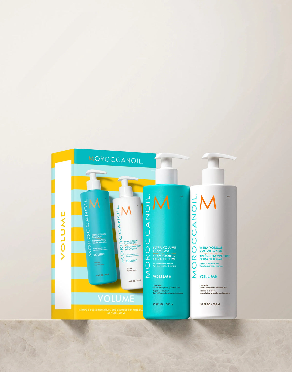 Extra Volume Shampoo & Conditioner Half-Liter Set